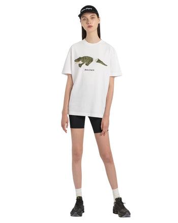 Palm Angels Croco T-Shirt White