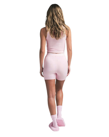Skims Cotton Rib Boxer Cherry Blossom