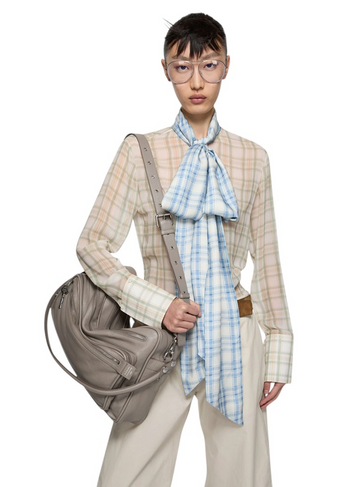 Acne Studios Camero Camera Shoulder Bag Taupe Beige
