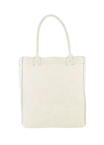 Isabel Marant Yenky Logo Canvas Tote Bag Light Grey