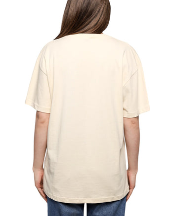 J.W. Anderson Printed Peach Logo T-Shirt Beige