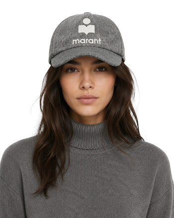 Isabel Marant Tyron cotton baseball cap Washed Grey