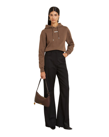 Jacquemus The Gros Grain Hoodie Brown
