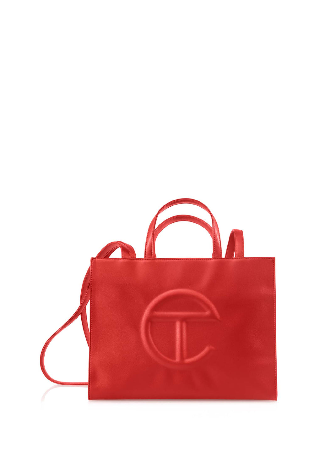 Telfar Medium Shopping Bag Red