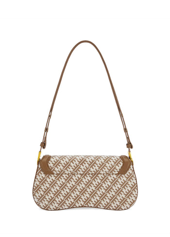 JW PEI Joy Shoulder Bag Monogram Brown
