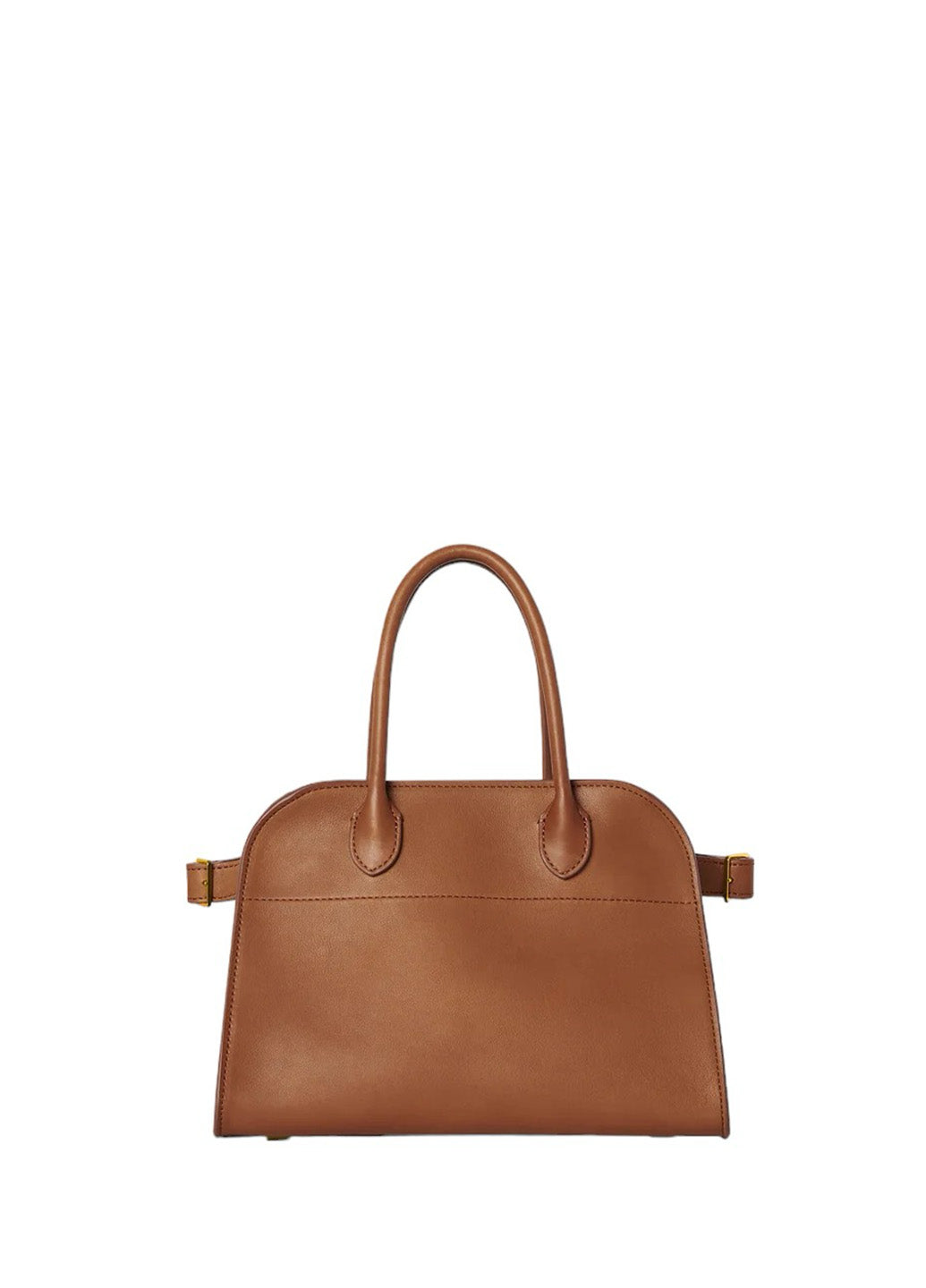 The Row Soft Margaux 10 Bag in Leather Brown