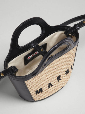 Marni Tropicalia Micro Bag Sandstorm/Black