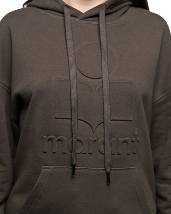 Isabel Marant Mobyli Hoodie Embossed Black