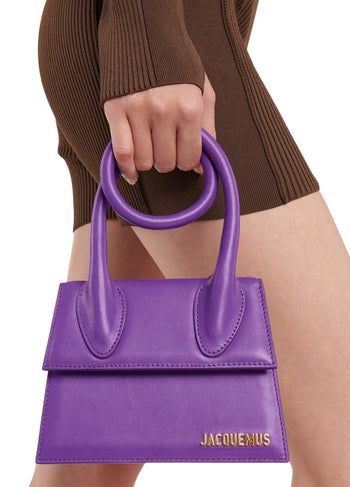 Jacquemus Le Chiquito Noeud Purple