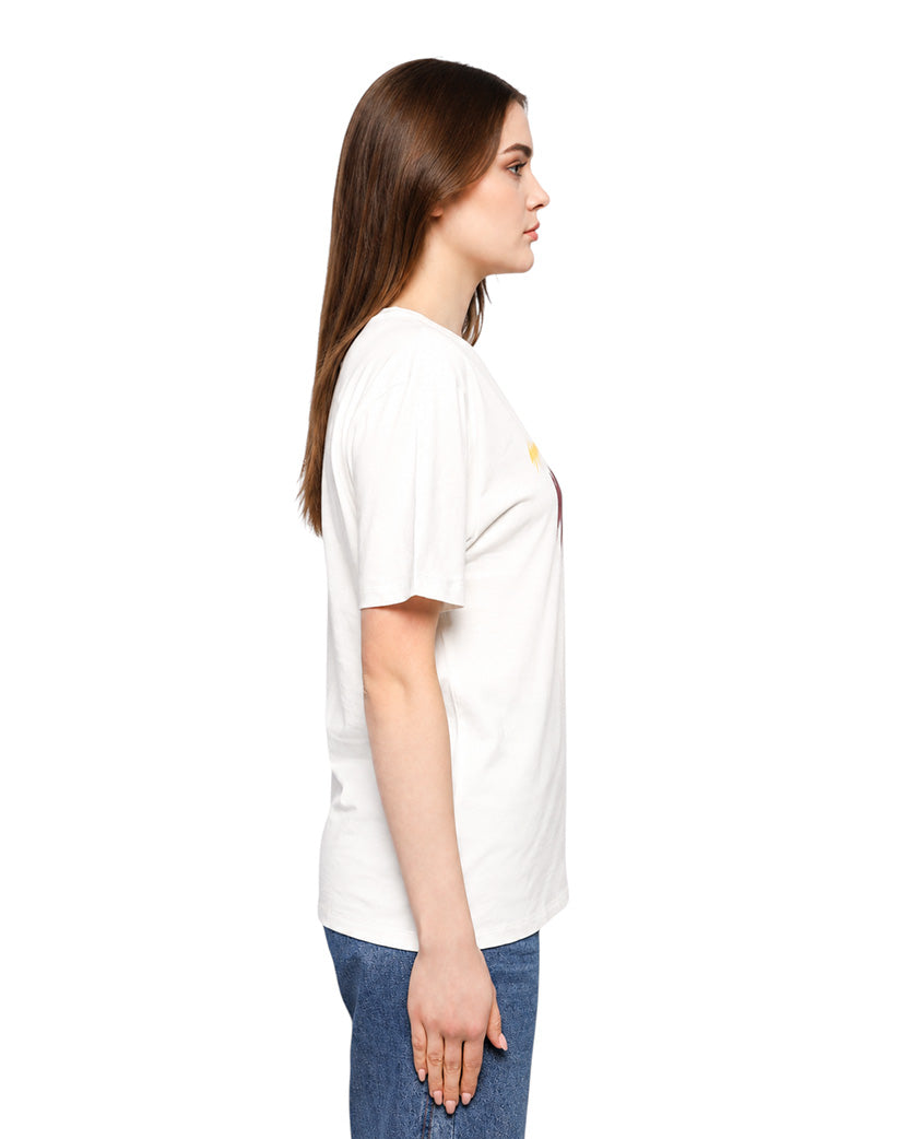 Isabel Marant Zewel Crew Neck T-shirt Ecru