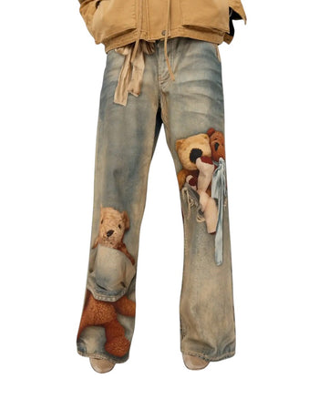 Acne Studios Teddy Bear Loose FIt 1981 Jeans Mid Blue