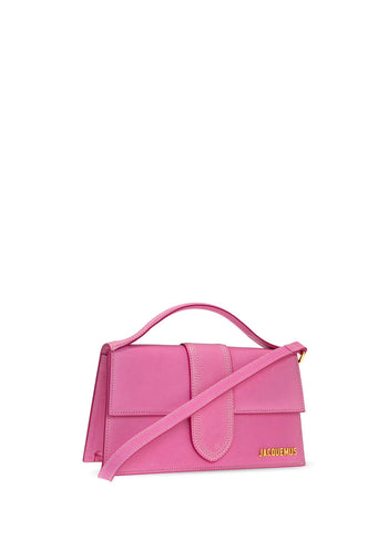 Jacquemus Le Bambino Grand Suede Bag Pink