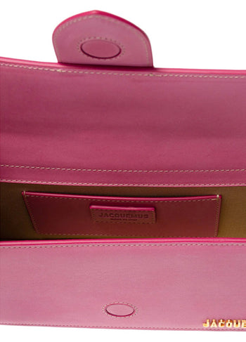 Jacquemus Le Bambino Grand Suede Bag Pink