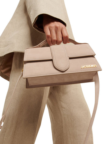 Jacquemus Le Bambino Grand Suede Beige