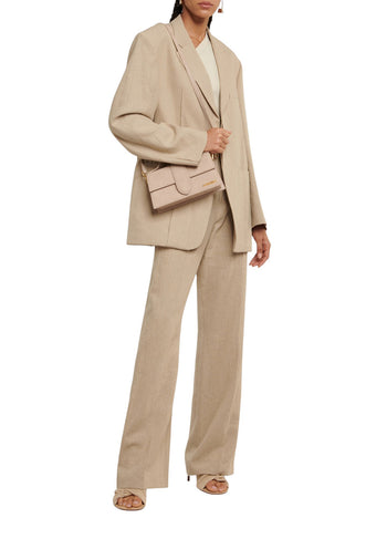 Jacquemus Le Bambino Grand Suede Beige