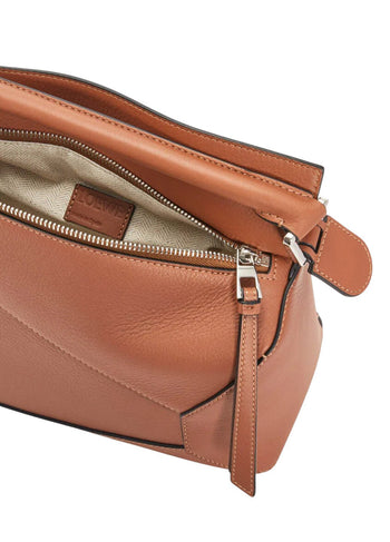 Loewe Small Puzzle Bag Classic Calfskin Tan