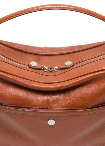 Acne Studios Camero Camera Shoulder Bag Cognac Brown
