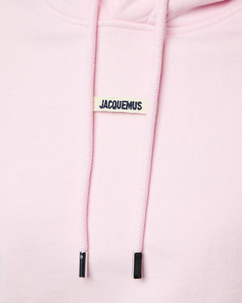 Jacquemus The Gros Grain Hoodie Light Pink