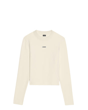 Jacquemus Les Classiques The Gros Grain Long-Sleeve T-Shirt Light Beige