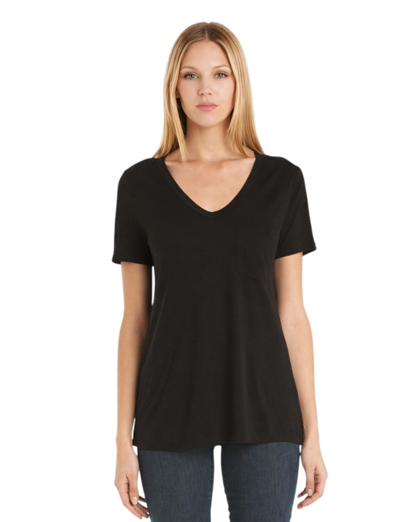 Alexander Wang Classic Pocket Tee Black