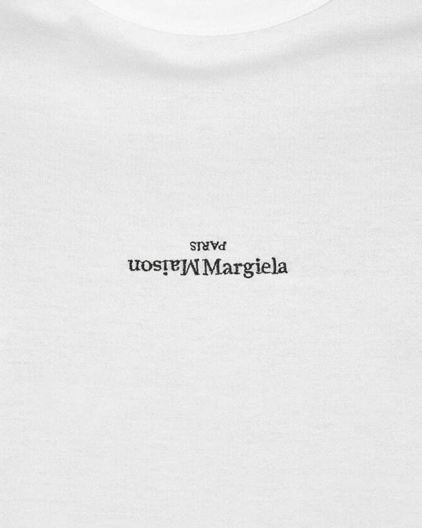 Футболка Maison Margiela Reversed Logo T-Shirt White — SSTORIES