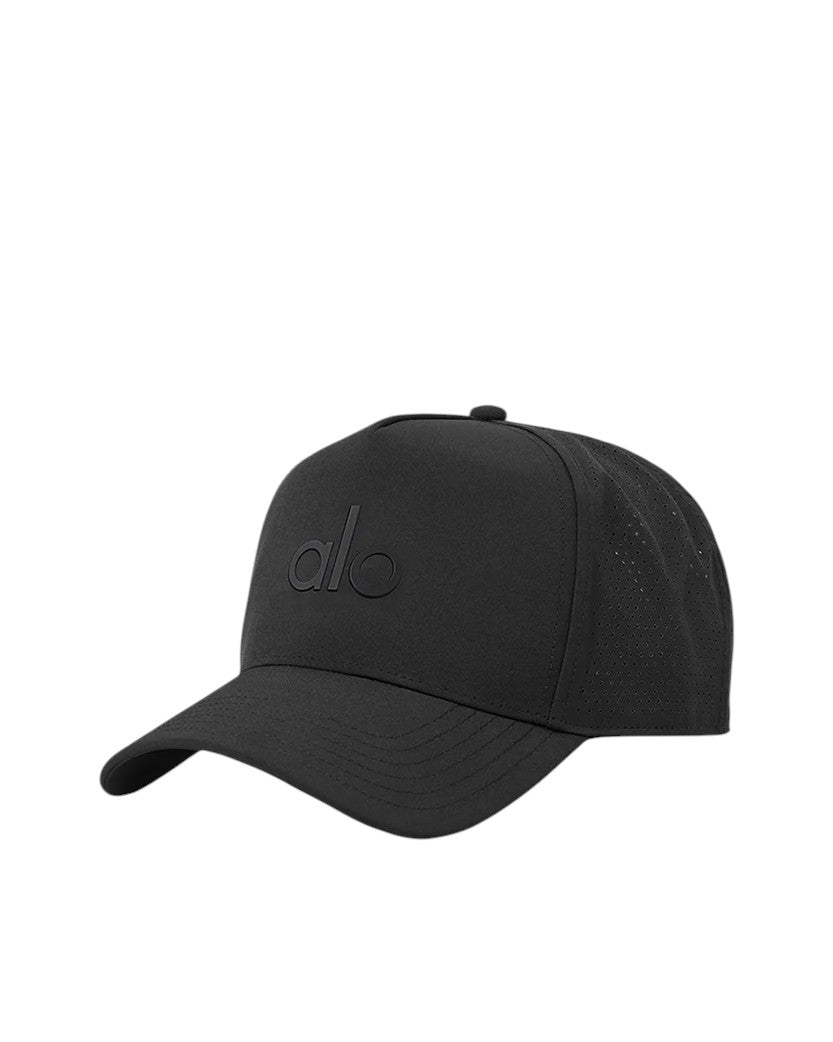 Alo Yoga Performance District Trucker Hat Black