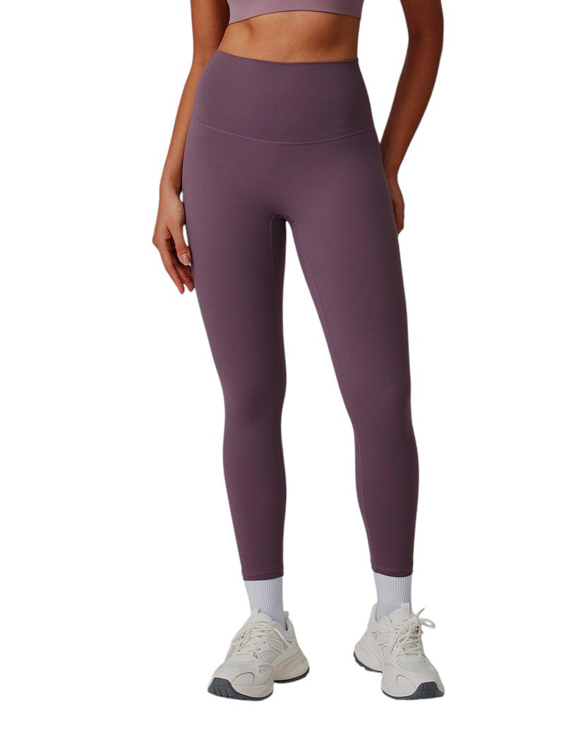 Alo Yoga Stretch High Waist Sports Leggings Light Purple D19108-LPR