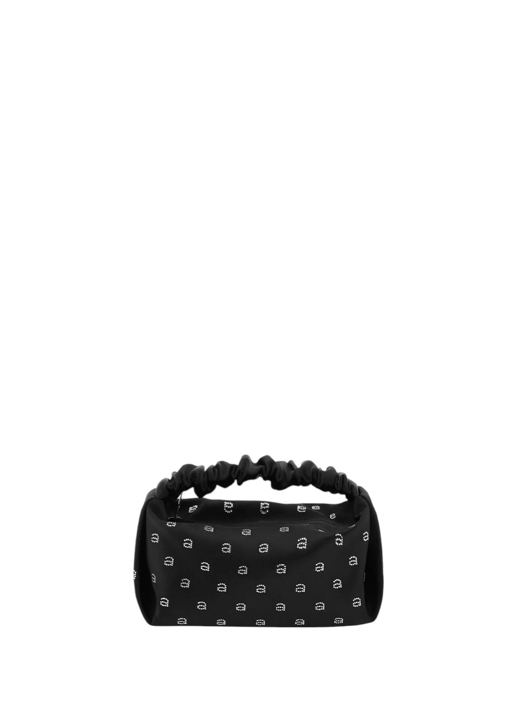 Alexander Wang Scrunchie Crystal Mini Bag Black