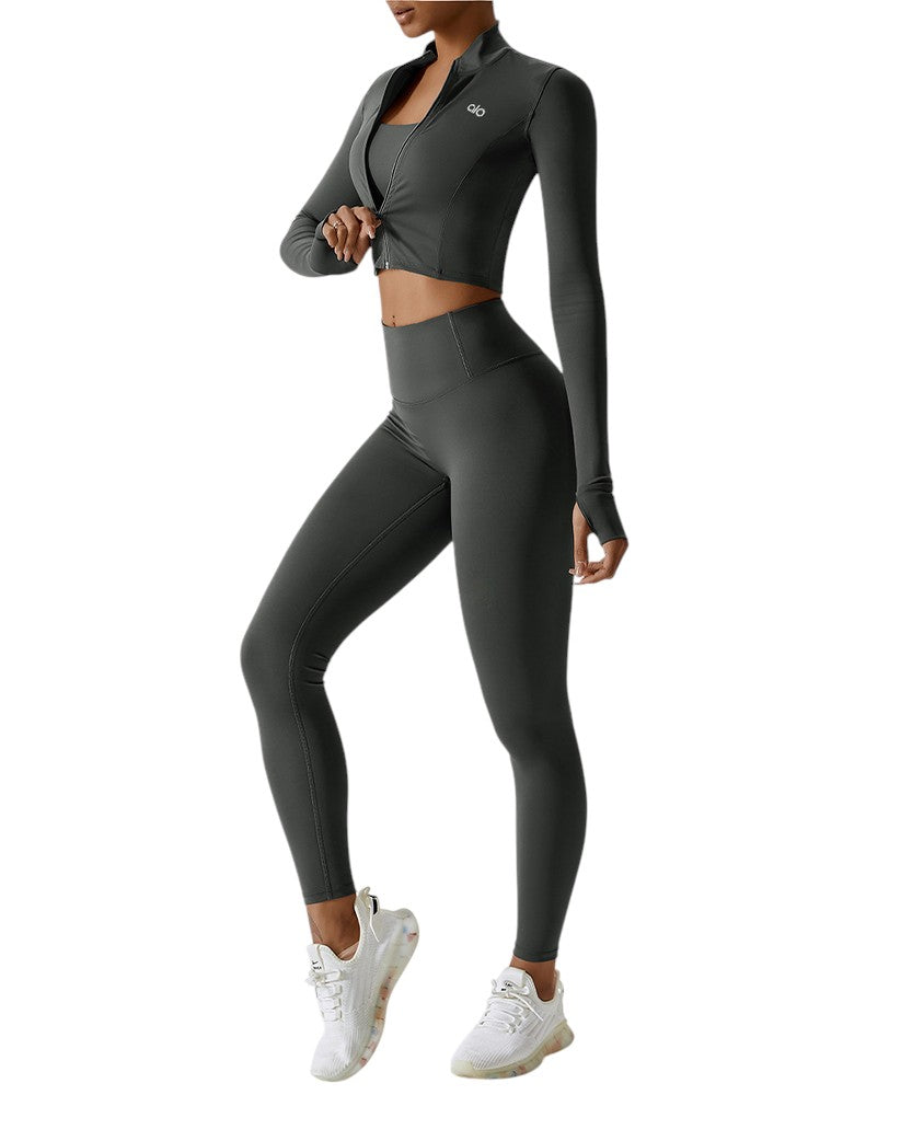 Легінси Alo Yoga Sleek Leggings Graphite 804471-GE | SSTORIES