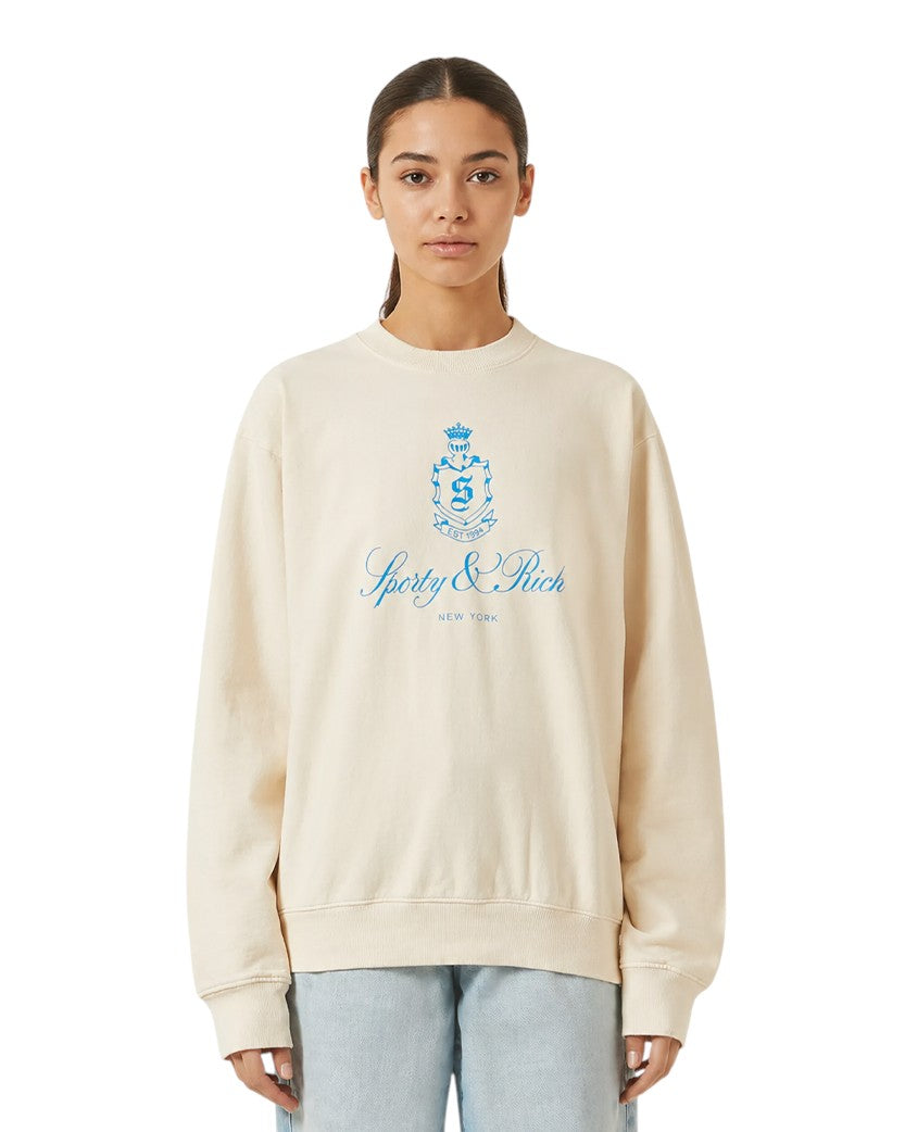 Sporty & Rich Vendome Sweatshirt Natural