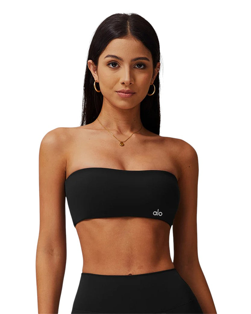 Alo Yoga Bandeau Top Black
