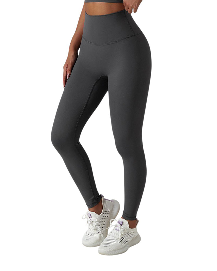 Alo Yoga Stretch High Waist Sports Leggings Gray D19108-GY