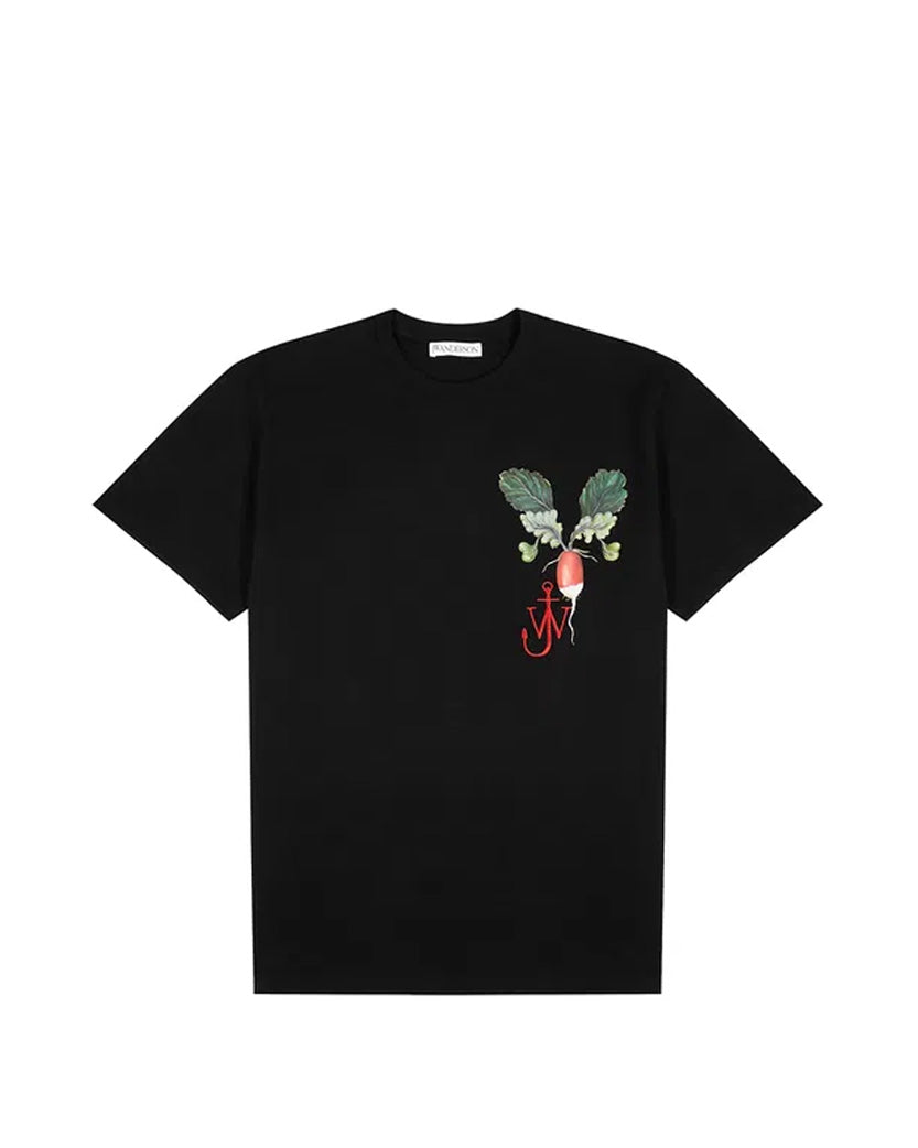 J.W. Anderson Printed Veggie Logo T-Shirt Black