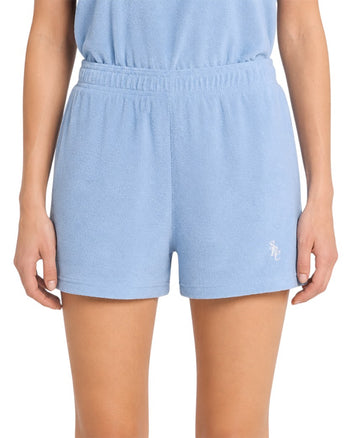 Sporty & Rich SRC Terry Short Sky Blue/White
