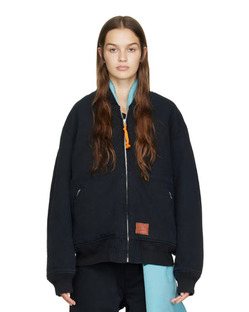 Acne Studios Cotton Bomber Jacket Black