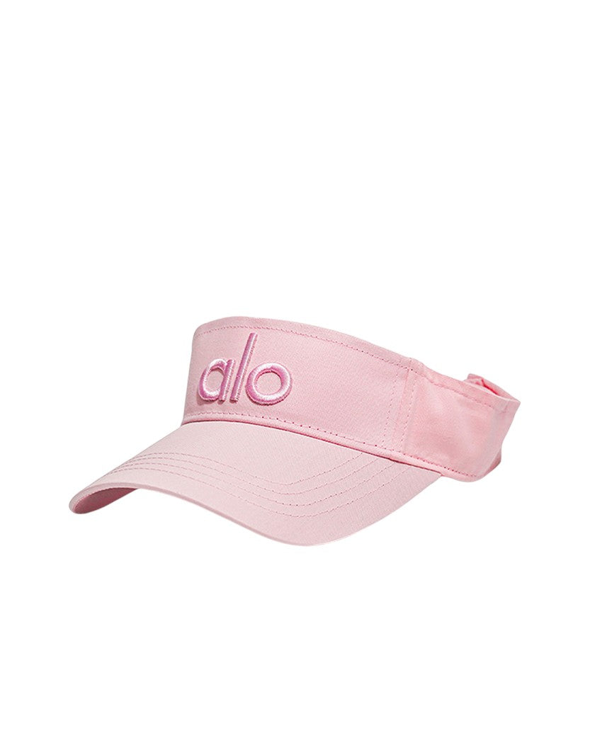 Alo Yoga Logo Solar Visor Pink