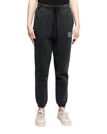 Alexander Wang Acid Wash Sweatpant In Dense Fleece