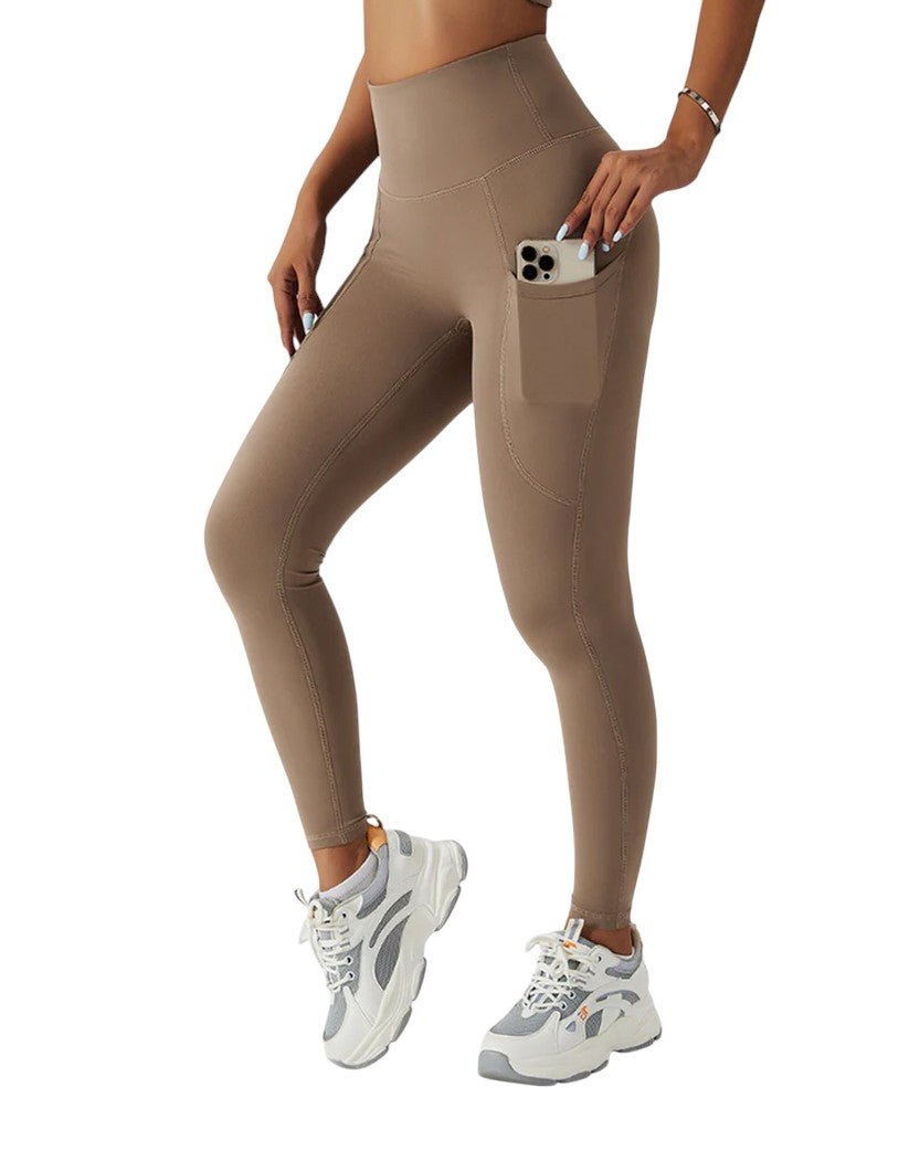 Alo Yoga Pockets Leggings Cocoa 6647-CO