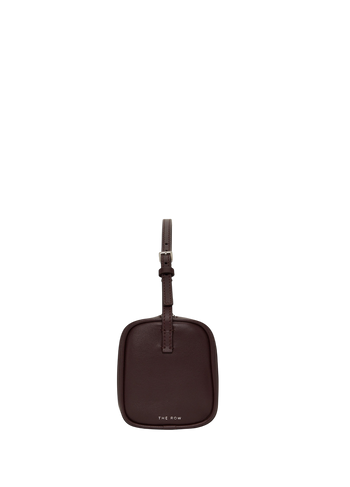 The Row 90's Bag in Leather Dark Mocha