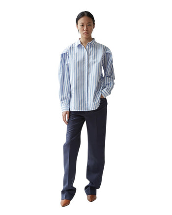 Toteme Priola Shirt Blue Stripe