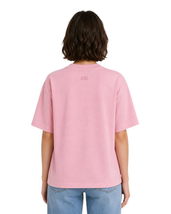 AMI ALEXANDRE MATTIUSSI Ami de Cœur T-Shirt Pink