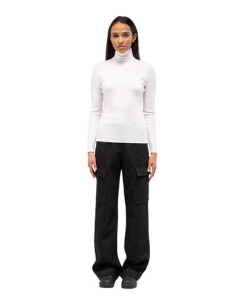 Toteme Knit Long Sleeve Turtleneck Cream