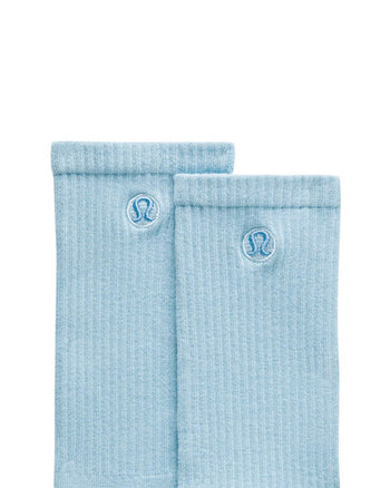 Lululemon Unisex Daily Essential Crew Socks Seafoam