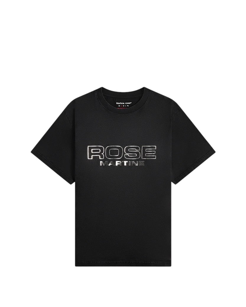 Martine Rose Reflective Logo T-shirt Black