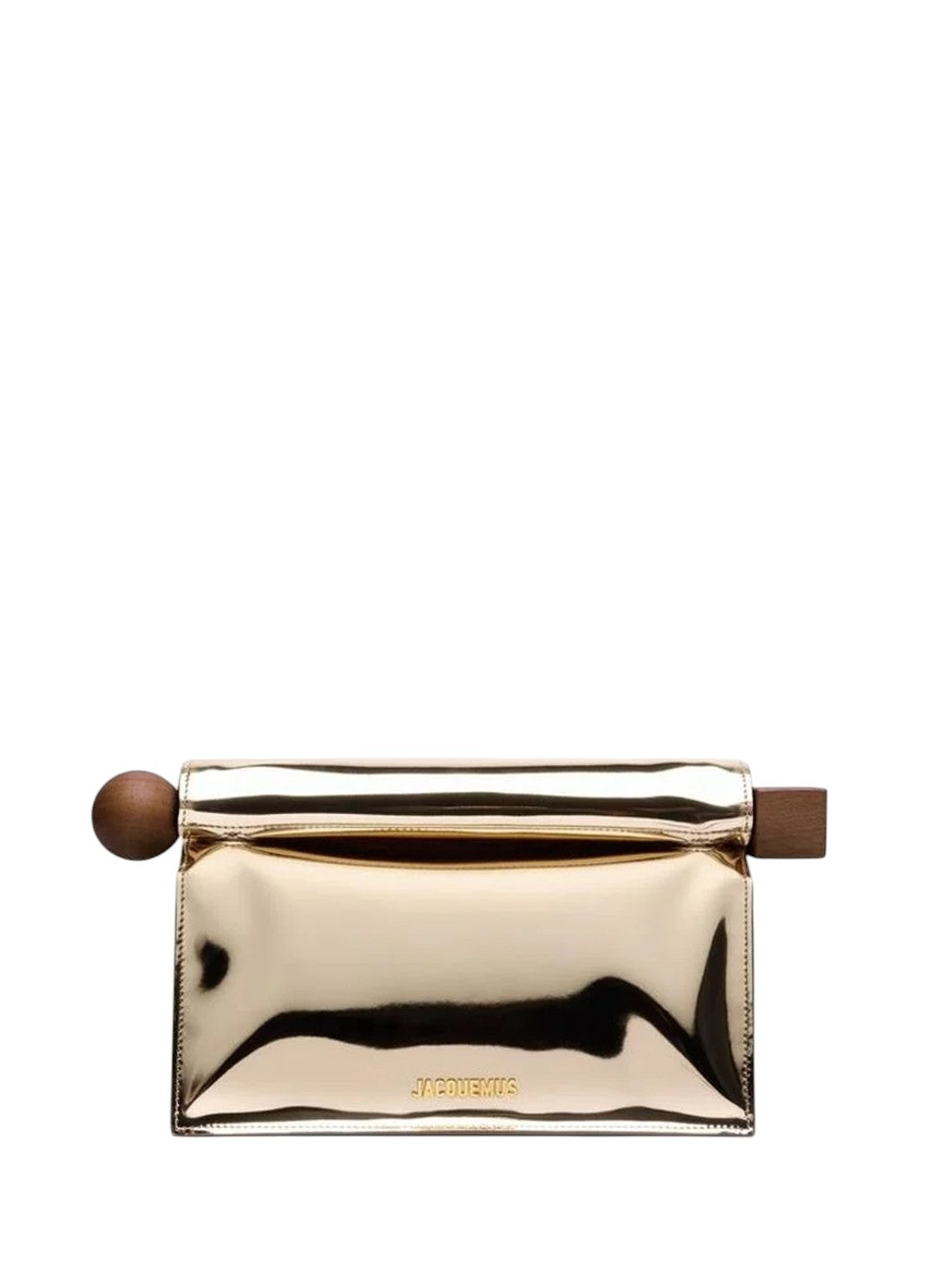 Jacquemus The Rond Carre Clutch Gold