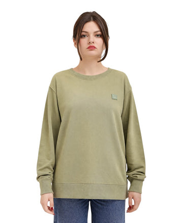 Acne Studios Crewneck Sweatshirt Olive Green