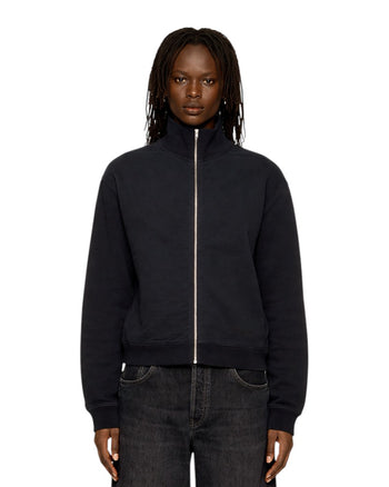 Acne Studios Zip-Up Sweatshirt Black