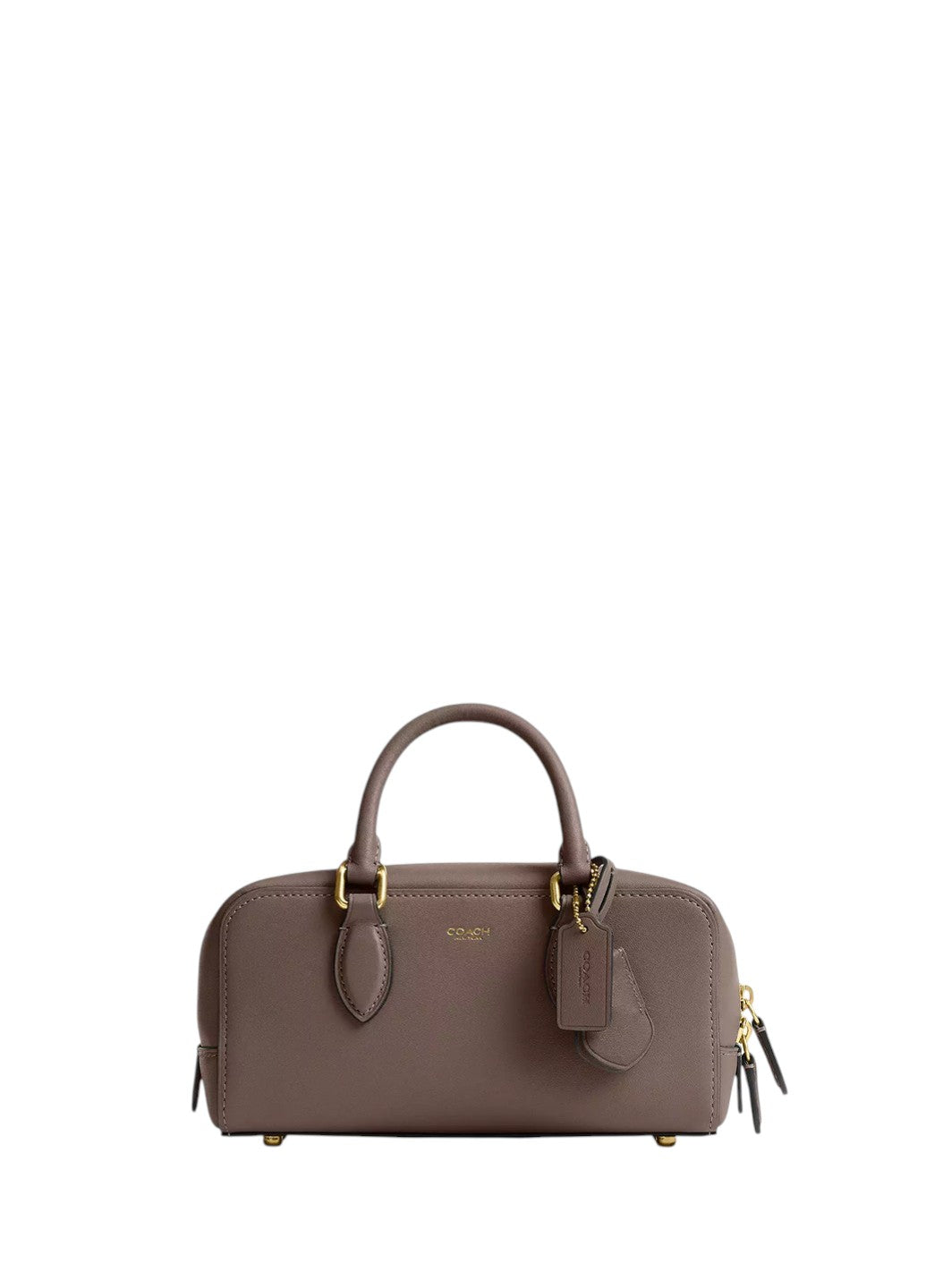 Coach Bowery Satchel 22 Dark Stone