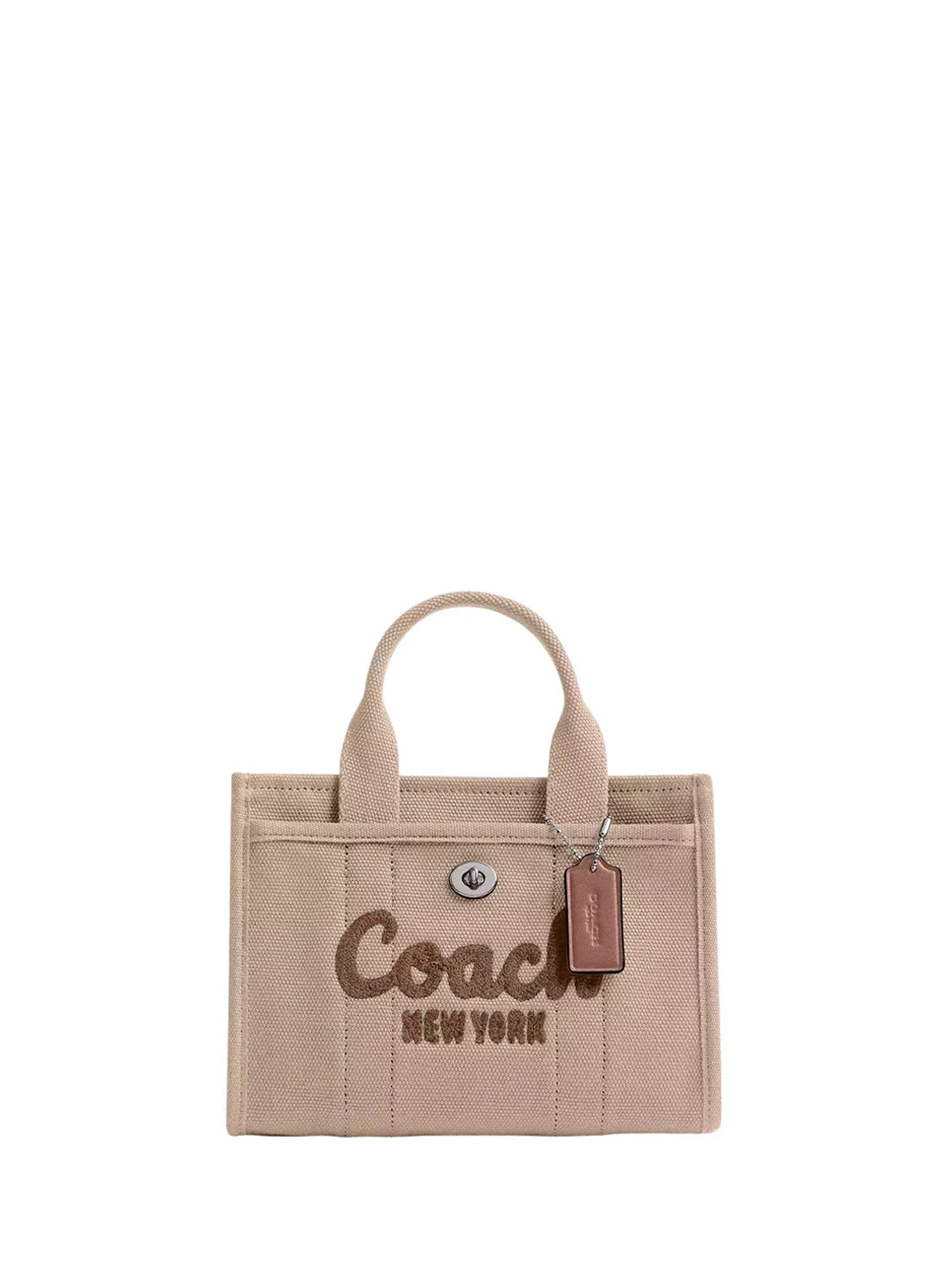 Coach Cargo Tote Bag 20 Dark Natural
