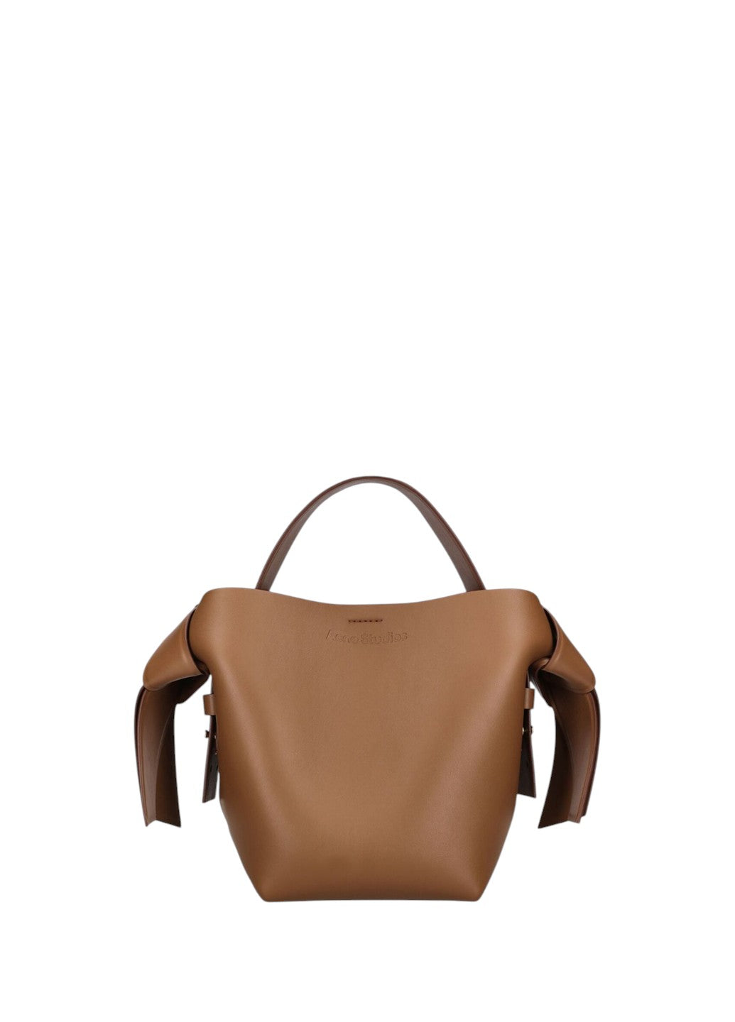 Acne Studios Musubi Small leather shoulder bag Brown